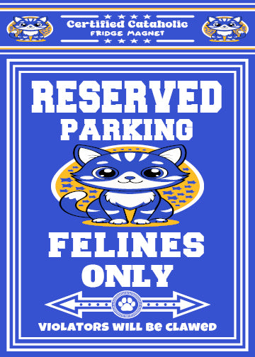 Reserved Parking Fridge Magnet
