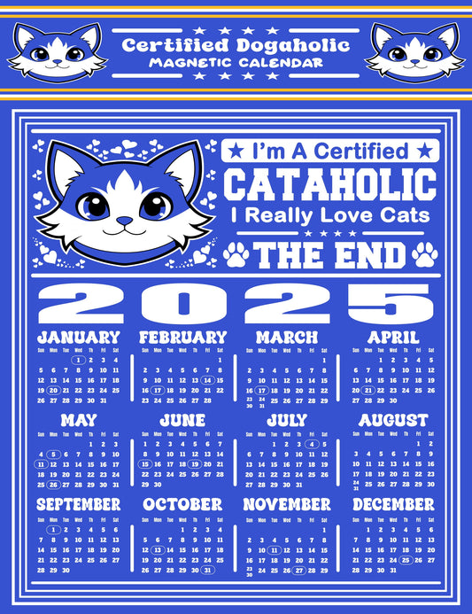 Certified Cataholic Magnetic Calendar