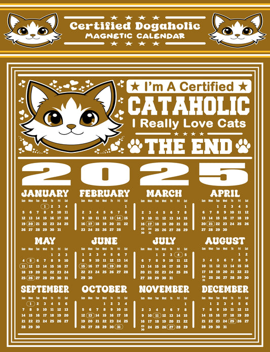 Certified Cataholic Magnetic Calendar