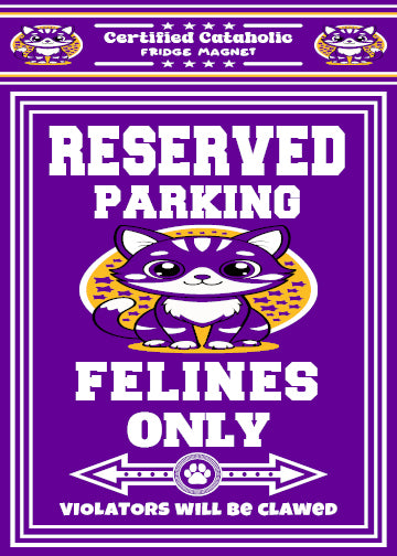 Reserved Parking Fridge Magnet